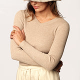 Isla V-Neck in Sesame